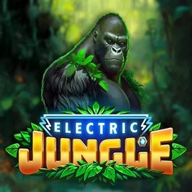 Electric Jungle online game logo by Atomic Slot Lab on likescasino.bet